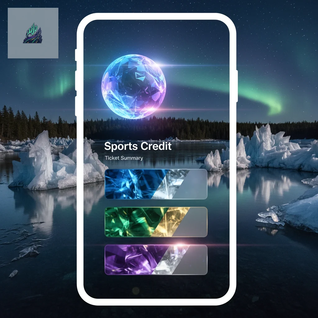 Mobile betting voucher interface displayed on screen